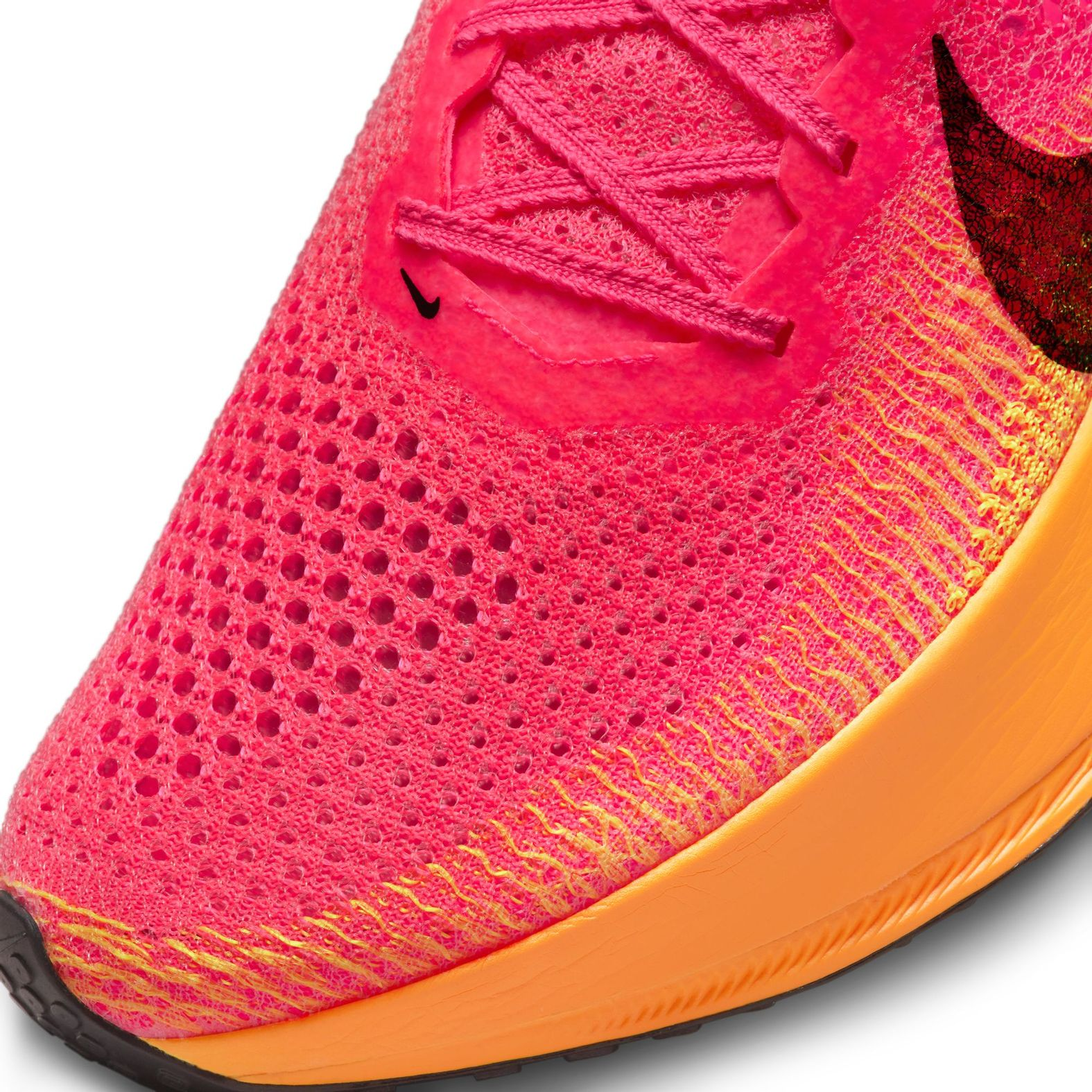 Nike Mens ZoomX Vaporfly Next % 3 Hyper Pink/BlackLaser Orange (600)